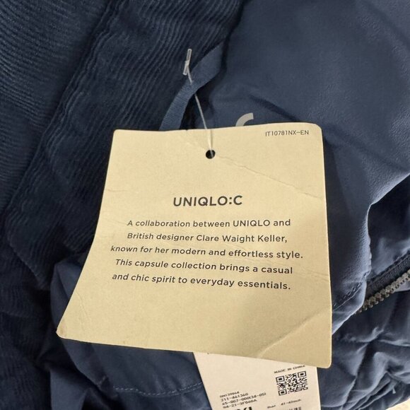 Uniqlo X Clare Waight Keller Warm Padded Blousan Jacket 2XL Blue NWT CJ-1881 - Picture 9 of 14